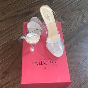 Valentino open toe heels